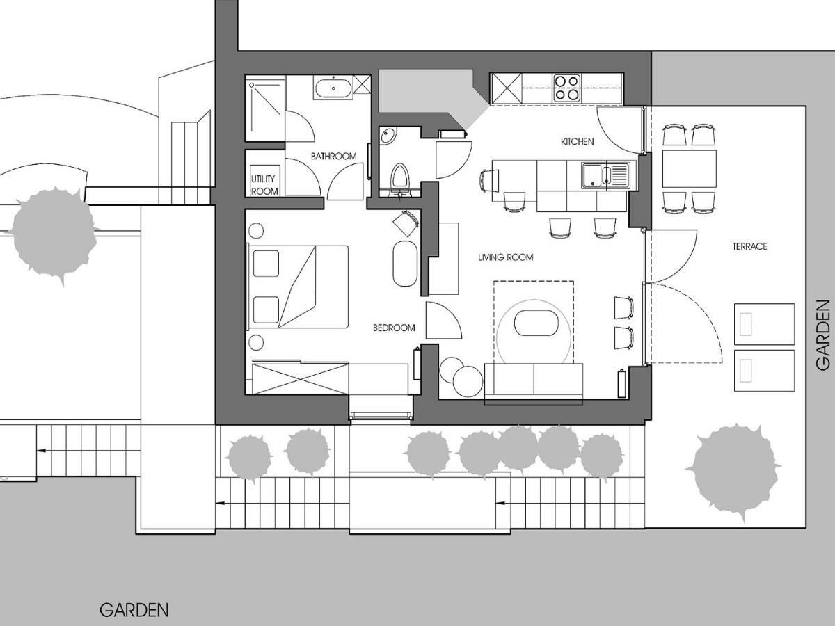 Gite Au26 Cote Jardin-Cote Cour Льєж Екстер'єр фото